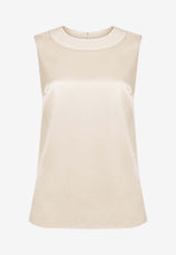 ROKSANDA Cora Silk Top Ivory SS24_B924A-2IVORY