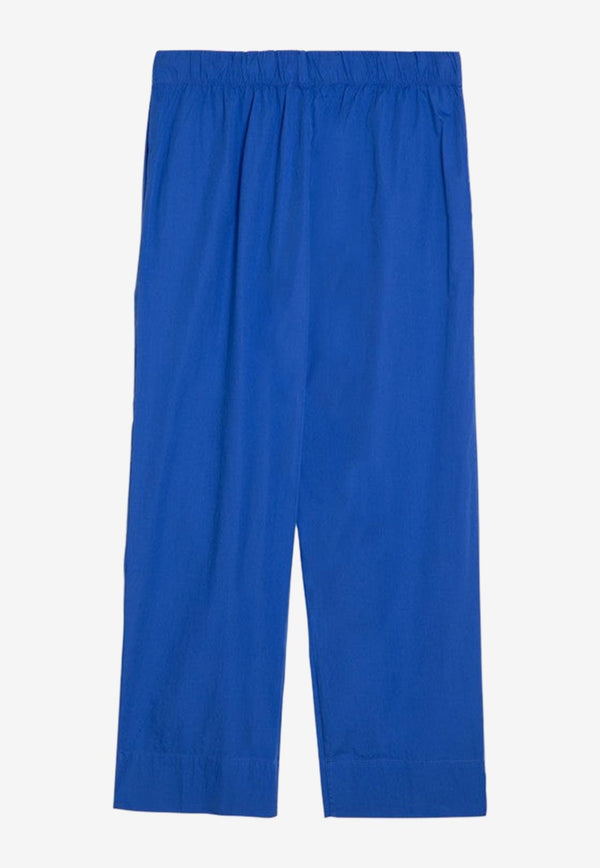 Tekla Elasticated Pajama Pants Blue SWP-RBCO/P_TEKLA-RB