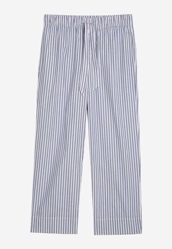 Tekla Striped Pajama Pants White SWP-SKSCO/P_TEKLA-SK