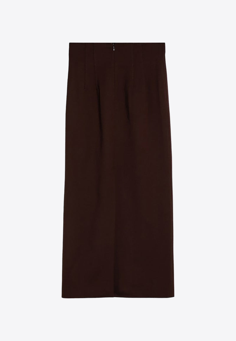 The Andamane Shelby Maxi Skirt Brown T160312ATNW037/P_ANDAM-HC