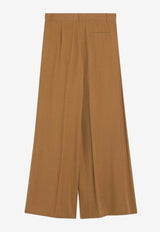 Ochre Wide-Leg Pants