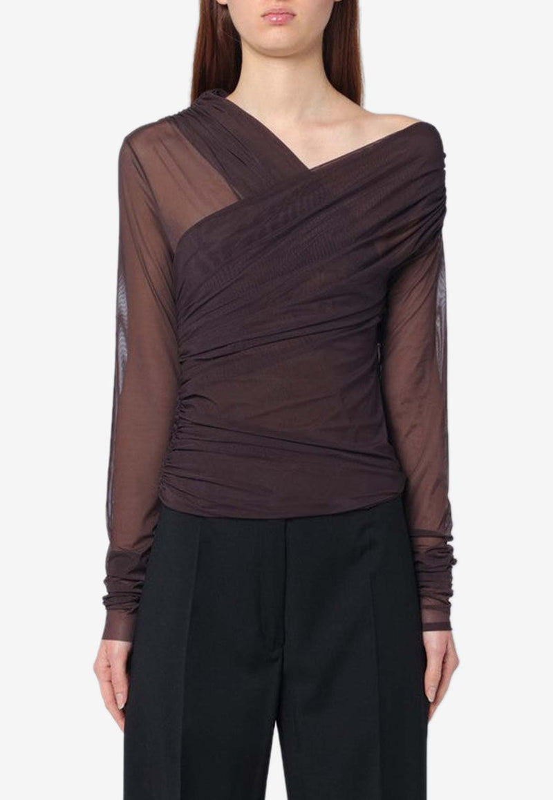 Asymmetrical Draped Top