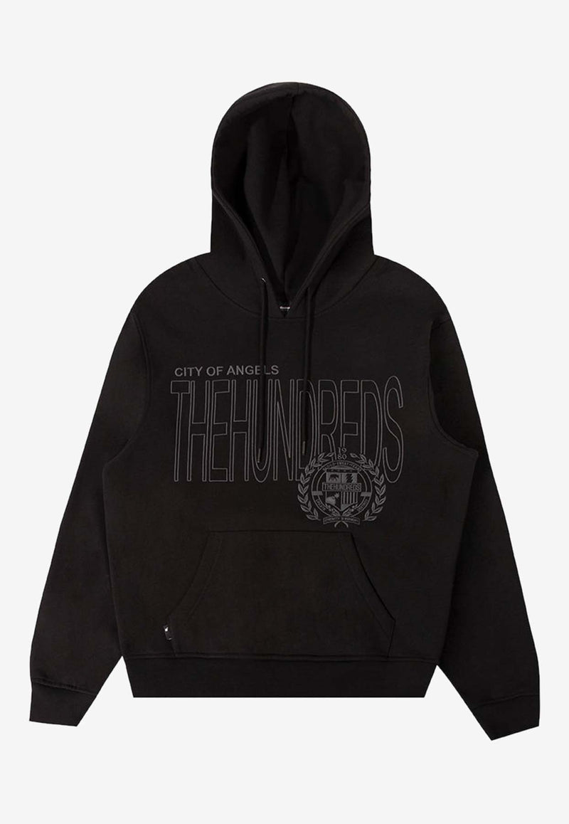 The Hundreds City Logo Hooded Sweatshirt Black T24P202005- R0000099BLACK