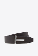 Tom Ford T Icon Reversible Leather Belt TB178-LCL236S 3BN06 Brown