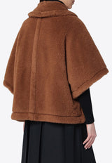 Max Mara Tenebre Teddy Short Cape Camel TENEBRE4WO/Q_MAXM-006