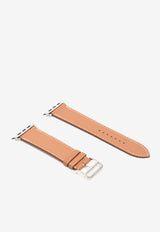 Hermès Band Apple Watch Single Tour 46mm in Gold Swift Leather