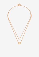 Hermès Clou d
H Pendant in Rose Gold and Diamonds