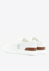 Hermès Get Low-Top Sneakers in White Calfskin