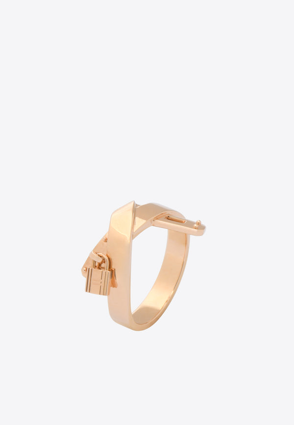 Hermès Kelly Gavroche Ring in Rose Gold