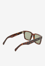 Celine 3 Dots Square-Framed Sunglasses Green CL40248IBROWN MULTI