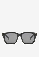 Celine 3 Dots Square-Framed Sunglasses Gray CL40248IBLACK