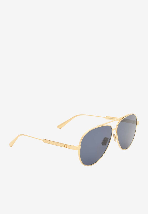 Dior DiorCannage Aviator Sunglasses Blue CD40165UBLUE