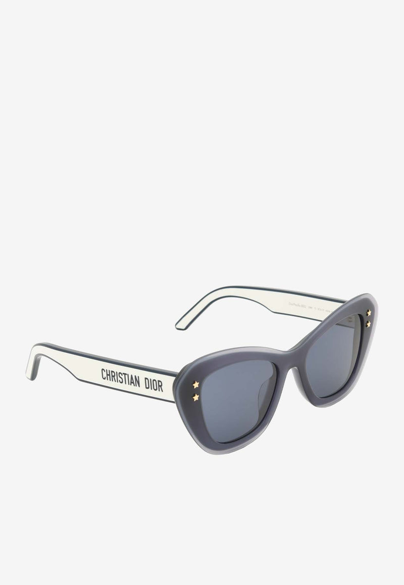 Dior DiorPacific Butterfly Sunglasses Blue CD40163UBLUE MULTI