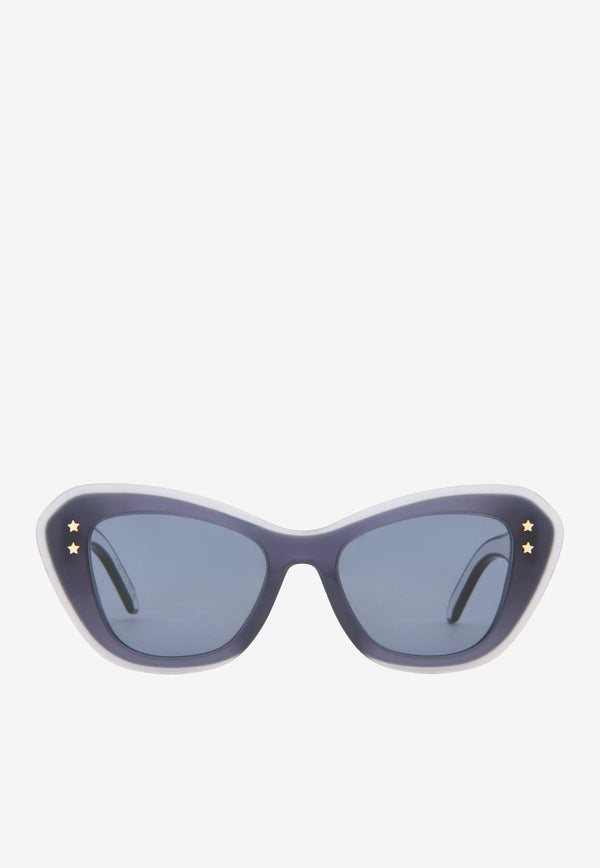 Dior DiorPacific Butterfly Sunglasses Blue CD40163UBLUE MULTI