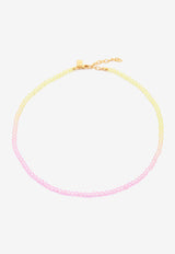 Crystal Haze Jewelry Candy Floss Beaded Necklace Multicolor CANDYFLOSS NECKLACE SUNRISEPINK MULTI