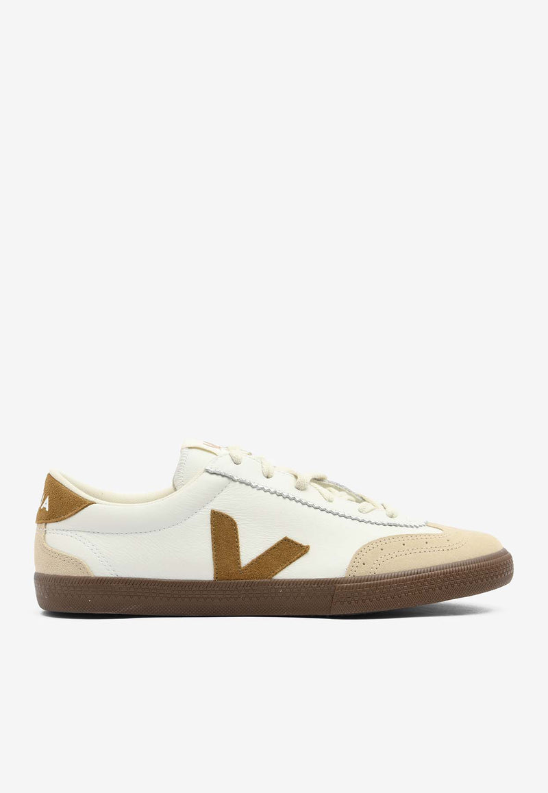 Veja Volley Suede and Leather Sneakers White VO2003720WHITE