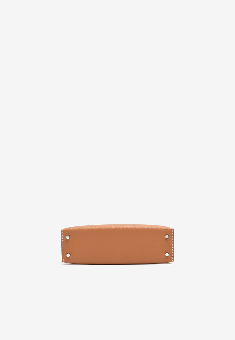 Hermès Mini Kelly 20 in Gold Epsom Leather with Palladium Hardware