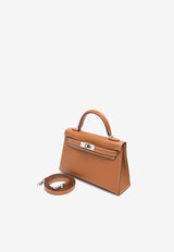 Hermès Mini Kelly 20 in Gold Epsom Leather with Palladium Hardware