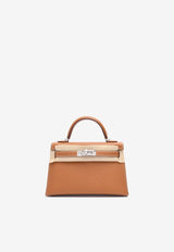 Hermès Mini Kelly 20 in Gold Epsom Leather with Palladium Hardware