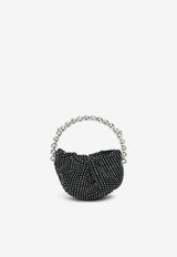 L
alingi Micro Eternity Crystal Mesh Handbag Black MICMBL01BLACK