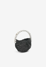 L
alingi Micro Eternity Crystal Mesh Handbag Black MICMBL01BLACK