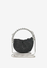 L
alingi Micro Eternity Crystal Mesh Handbag Black MICMBL01BLACK