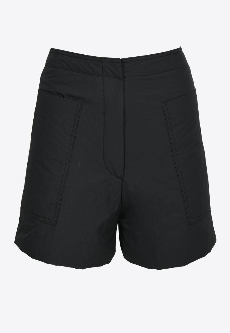 RE RHEE Padded Mini Shorts Black RQ4SLC701-0BKBLACK