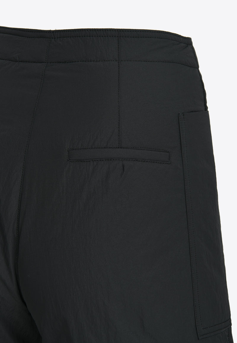 RE RHEE Padded Mini Shorts Black RQ4SLC701-0BKBLACK