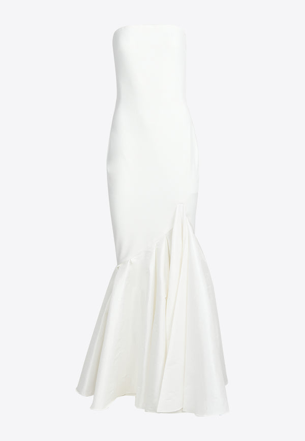 Solace London Rayne Strapless Gown Cream OS42042CREAM