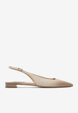 Arteana Brera Leather Slingback Flats SS24BRESANP20SAND