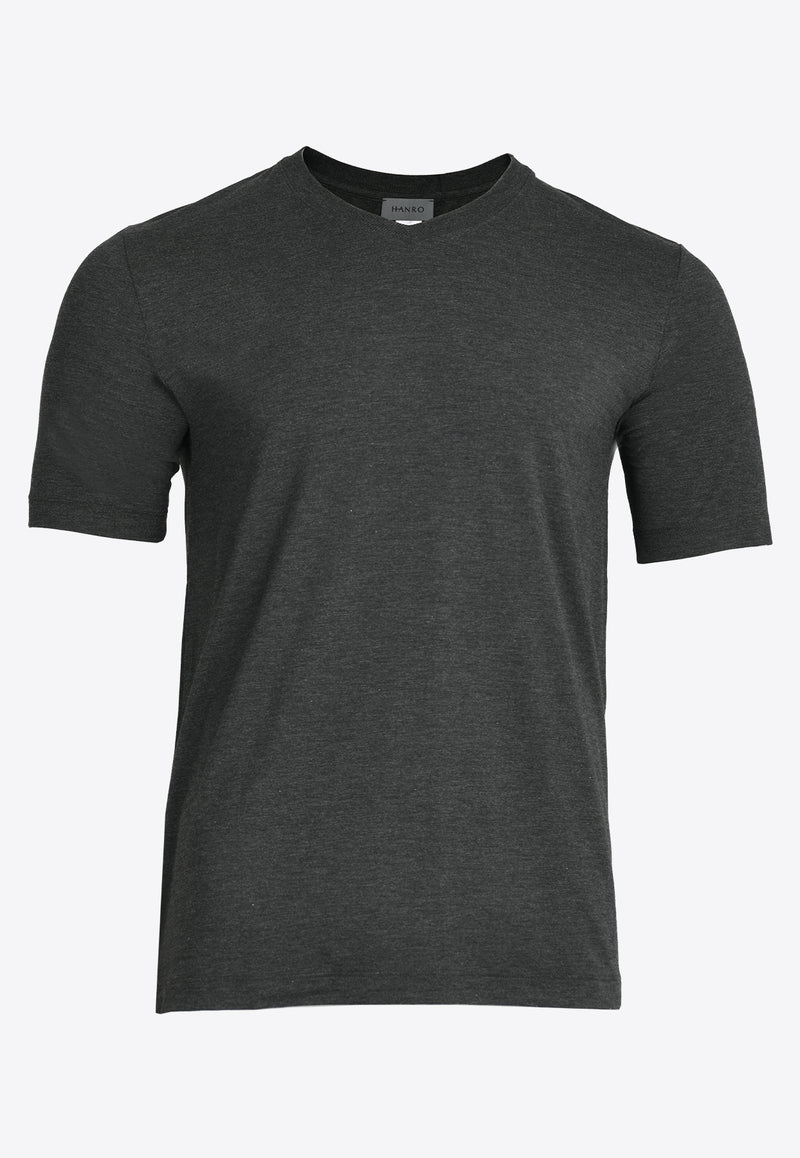 Hanro Basic V-neck T-shirt Gray 75035BLACK MULTI