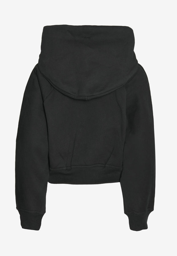 Logo Cropped Hoodie