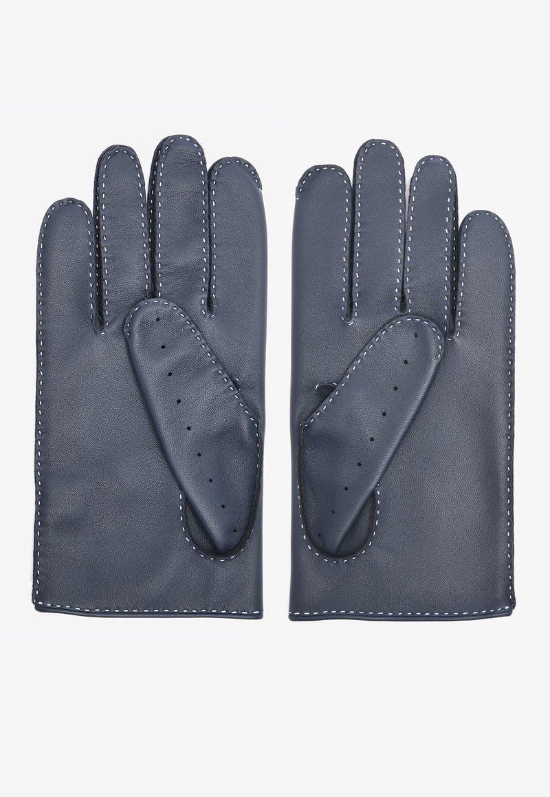 Hermès Rally H Leather Gloves