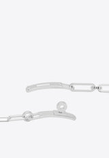 Hermès Kelly PM Double Chaine Bracelet in Silver