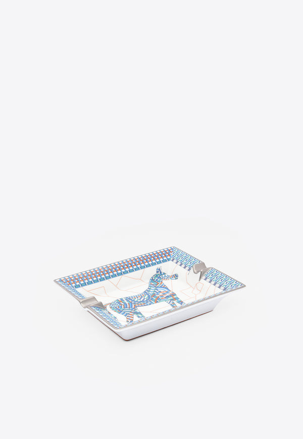 Hermès Cheval Deco Porcelain Ashtray