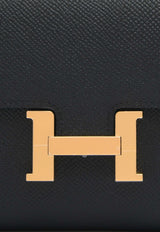 Hermès Constance To Go Wallet in Black Epsom Leather with Gold Hardware