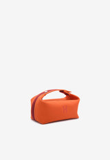 Hermès Small Bride-a-Brac Pouch in Orange Feu Canvas