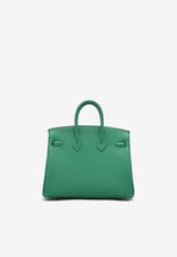 Hermès Birkin 25 in Vert Vertigo Togo Leather with Gold Hardware