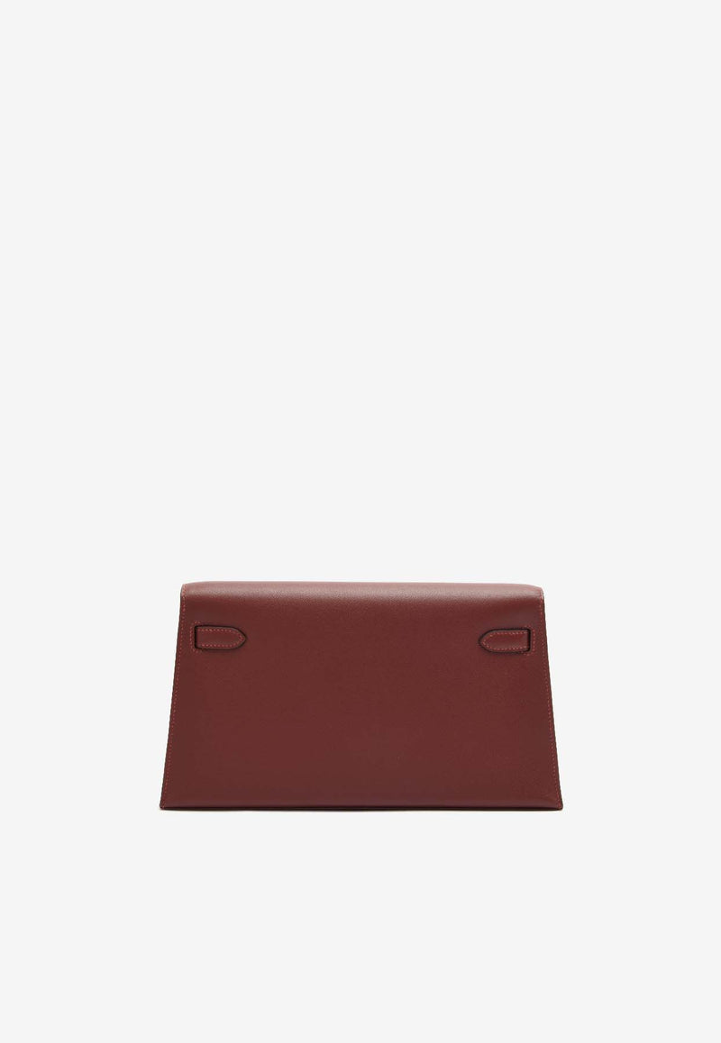 Hermès Kelly Elan in Rouge H Madame Leather with Palladium Hardware