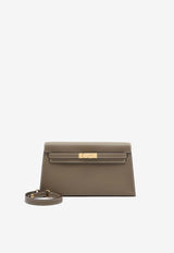 Hermès Kelly Elan in Etoupe Madame Leather with Gold Hardware