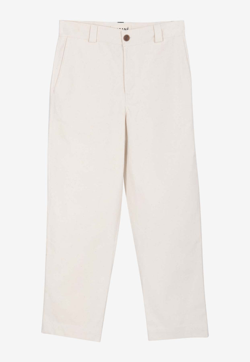 Marané Artists Straight-Leg Chino Pants Cream ATCREAM