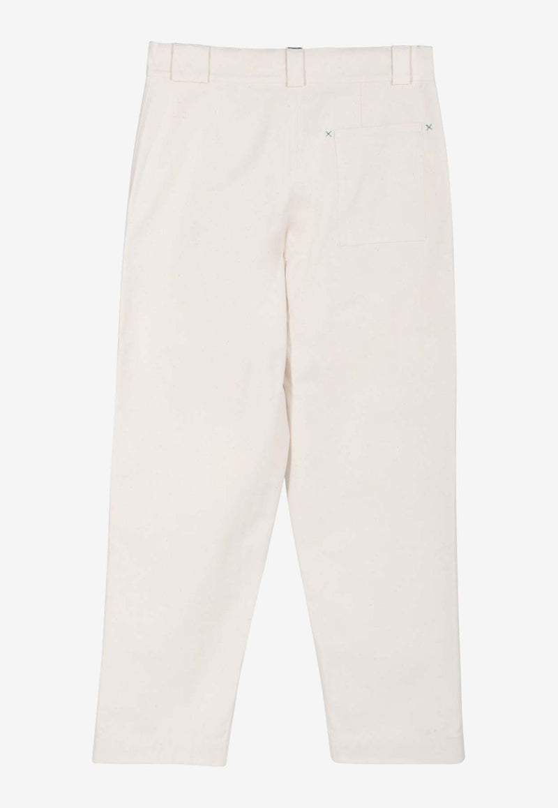 Marané Artists Straight-Leg Chino Pants Cream ATCREAM