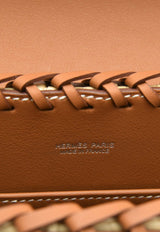 Hermès Mini Kelly 20 Picnic in Naturel Osier and Gold Swift Leather with Palladium Hardware