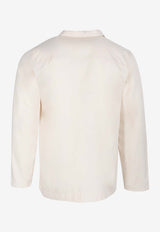 Marané Camp Collar Long-Sleeved Shirt Cream LSL-CRCREAM