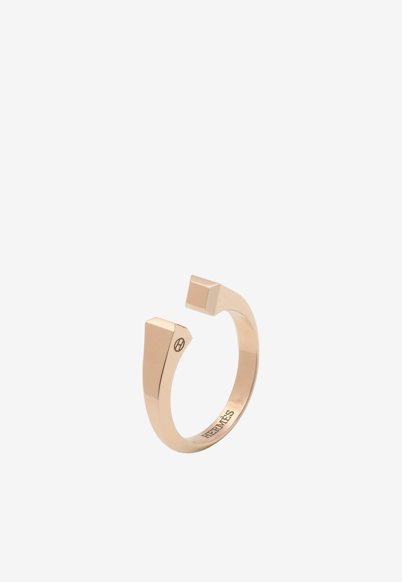 Hermès Clou de Forge PM Ring in Rose Gold