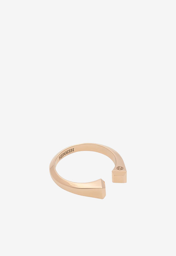 Hermès Clou de Forge PM Ring in Rose Gold