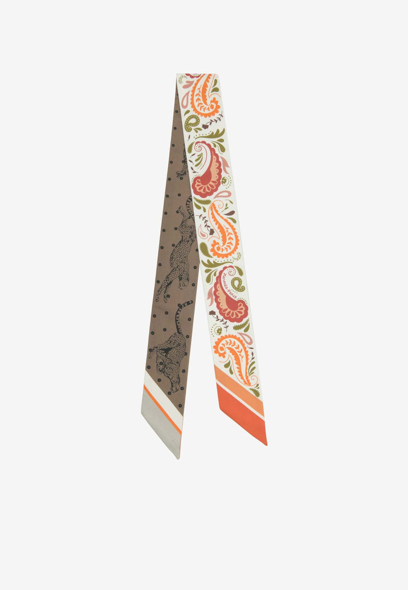 Hermès Guepards Bandana Silk Twilly