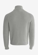 Hermès Fisherman Graphique Twisted Collar Cashmere Sweater