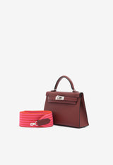 Hermès Mini Kelly 20 Sellier in Rouge H Epsom Leather with Palladium Hardware