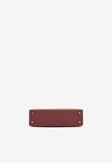 Hermès Mini Kelly 20 Sellier in Rouge H Epsom Leather with Palladium Hardware